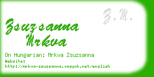 zsuzsanna mrkva business card